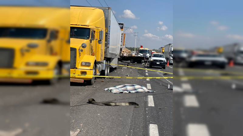Trágico accidente en la carretera federal 57 San Luis Potosí- Querétaro; muere una persona