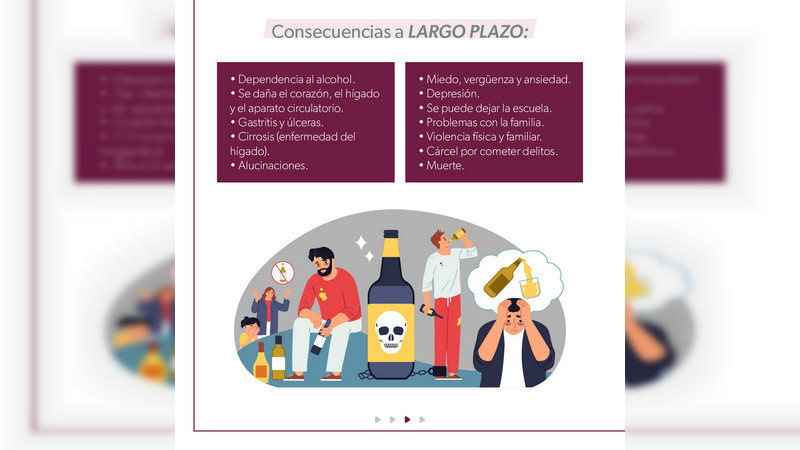 Salud Michoacán advierte los daños a la salud provocados por las adicciones