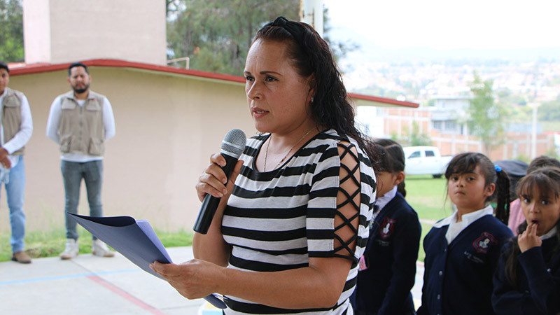 Inauguran trabajos de Rehabilitación de tres aulas en la Escuela Primaria Lázaro Cárdenas 