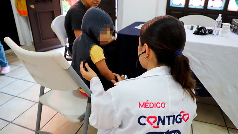 Ayuntamiento de Querétaro da atención médica en Albergue Yimpathí 
