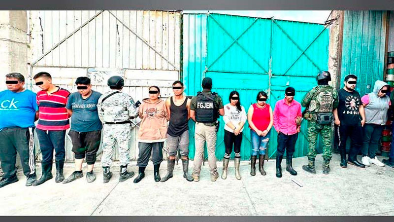 A proceso los 10 detenidos en fábrica clandestina de Coca Cola en EdoMex 
