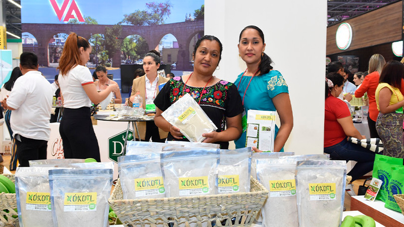 Impulsan a Mipymes de mujeres michoacanas a exportar sus productos