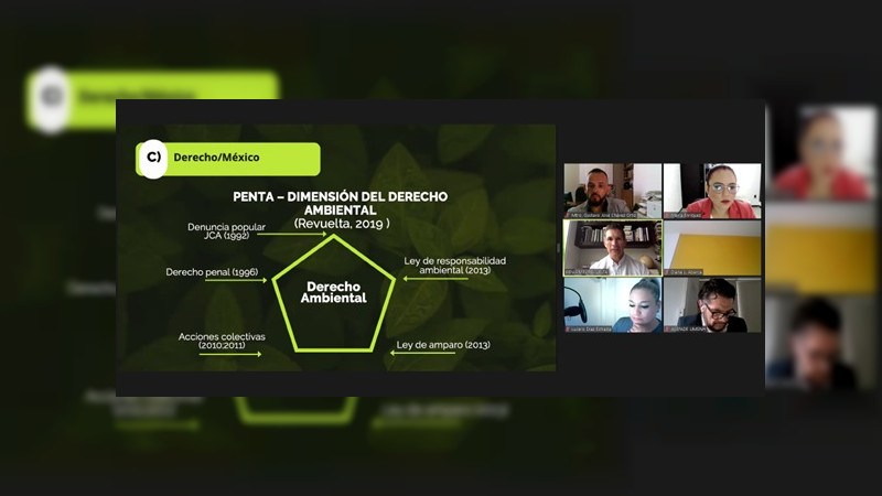 La ASEFADE presento la conferencia Magistral en linea  "Derecho y Medio Ambiente"