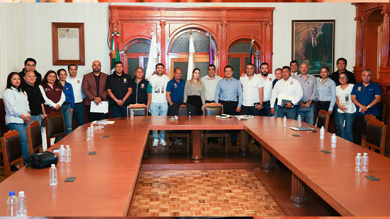 Fabio Meza se reúne con autoridades del Gobierno de Michoacán en pro de la base trabajadora