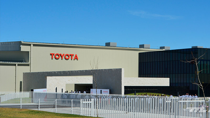 Toyota hará inversión de 328 millones de dólares en planta de Guanajuato 