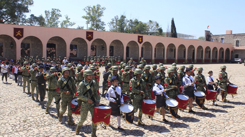 Gana 65/o. Batallón de Infantería, concurso regional de Bandas de Guerra del Ejército Mexicano 