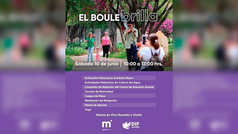 Ayuntamiento de Morelia invita a disfrutar activación en parque lineal García de León 