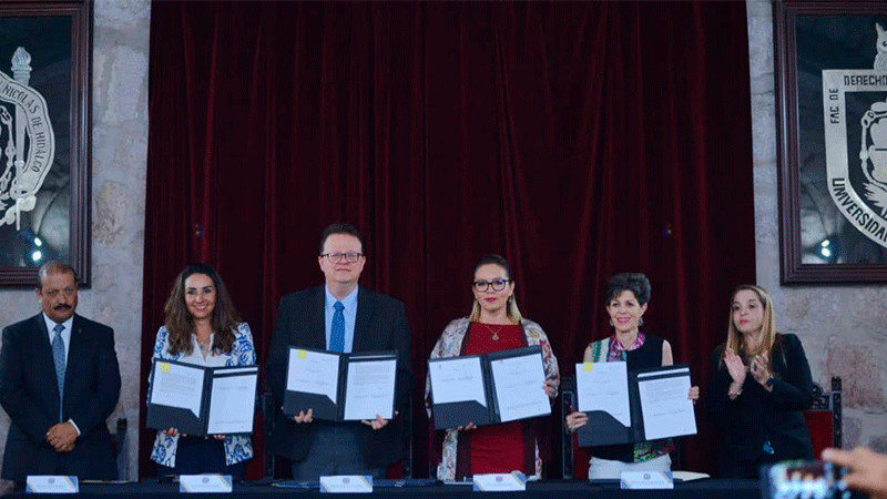 Cierran acuerdo UMSNH y TEPJF para que nicolaitas reciban Cátedra en materia electoral 