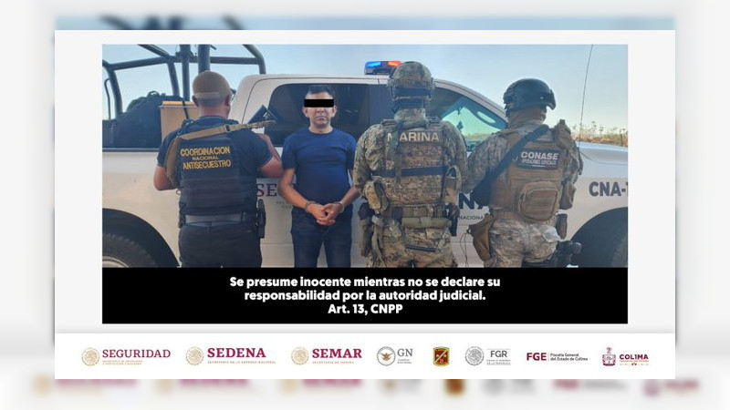 Termina persecución en Michoacán, con la captura de “El Minimix”, líder del crimen en Colima  