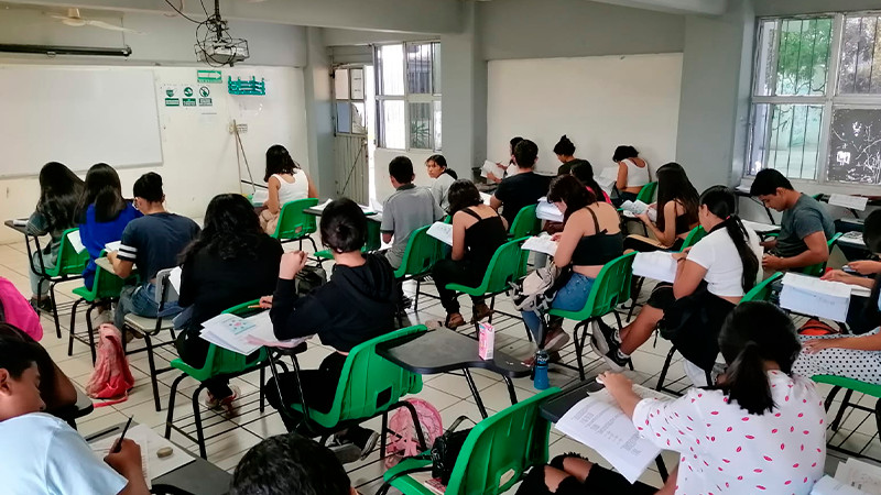 Más de 4 mil aspirantes aplicaron examen de nuevo ingreso en el Conalep Michoacán
