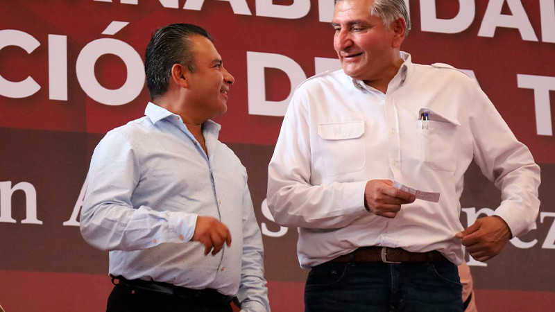 Michoacán está con Adán: Fidel Calderón 
