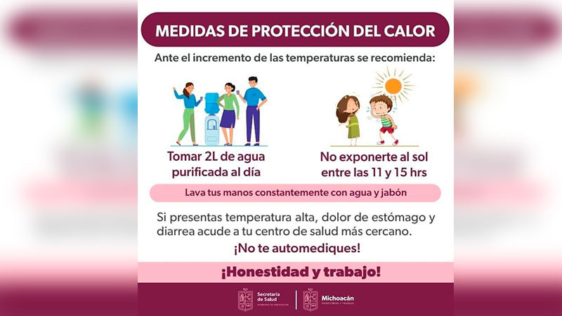 Ante un golpe de calor, sigue estas recomendaciones: SSM