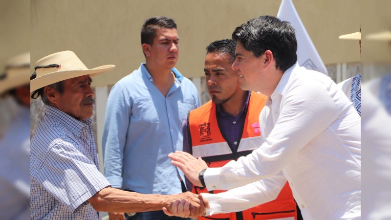 Arrancan Gobierno Municipal y Estado, construcción de caminos en Zitácuaro 