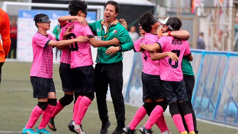 Selección Mexicana de Futbol para ciegos consigue medalla de bronce en los Juegos Parapanamericanos 