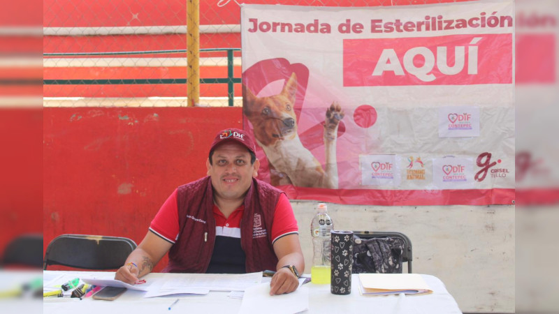 Icatmi brinda espacios para jornada de esterilización canina y felina en Maravatío