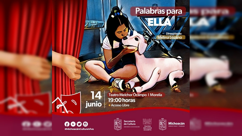 Llega a su fin la Muestra Estatal de Teatro con la obra Palabras para ella 