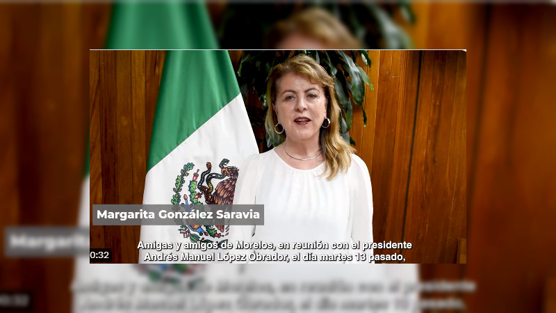 Directora de Lotería Nacional anuncia su renuncia para buscar gubernatura de Morelos en 2024 