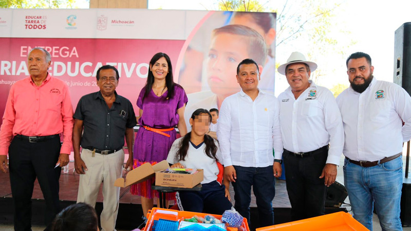 Todo el Gobierno de Michoacán trabaja por la educación: SEE 