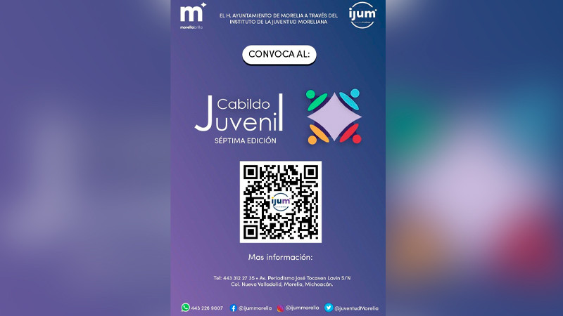 IJUM invita a participar en la Convocatoria a la Séptima Edición del Cabildo Juvenil 2023 