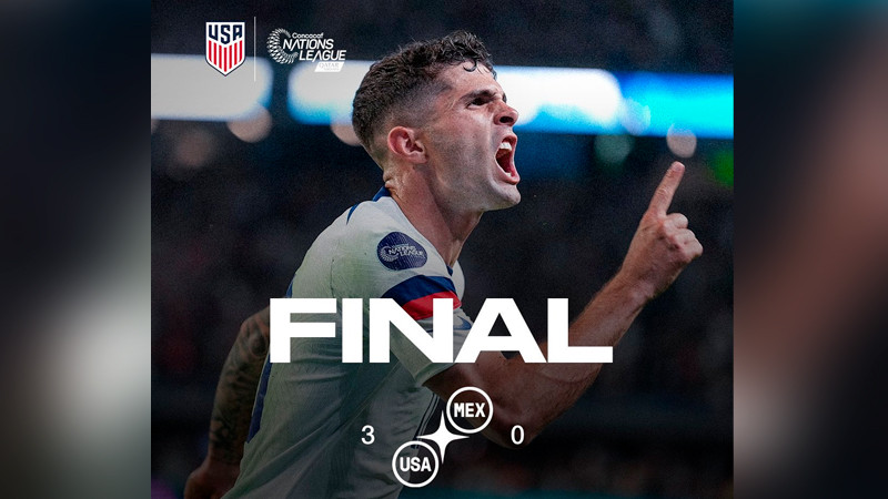 De vergüenza: la Selección Mexicana vuelve a caer ante su similar de Estados Unidos, por marcador de 3-0 