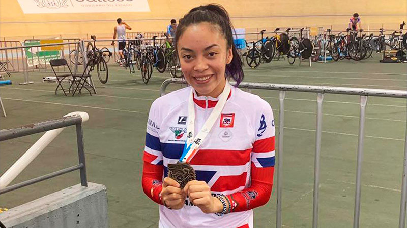 Yareli Acevedo gana la medalla de oro en el Campeonato Panamericano de Ciclismo de Pista 