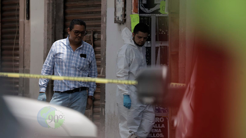 En intento de asalto a joyería asesinan a un hombre en pleno Centro de Morelia, Michoacán 