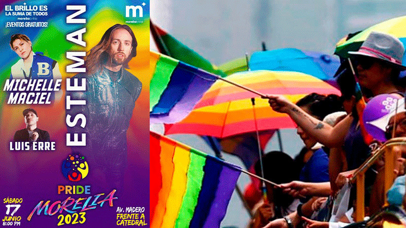 Con apropiamiento de la lucha Gay, anuncian cierre de calles para Pride, Morelia 