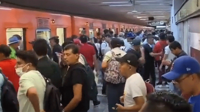 Metro de la Ciudad de México presenta fallas este viernes en las Líneas 3, 8, 9 y A 