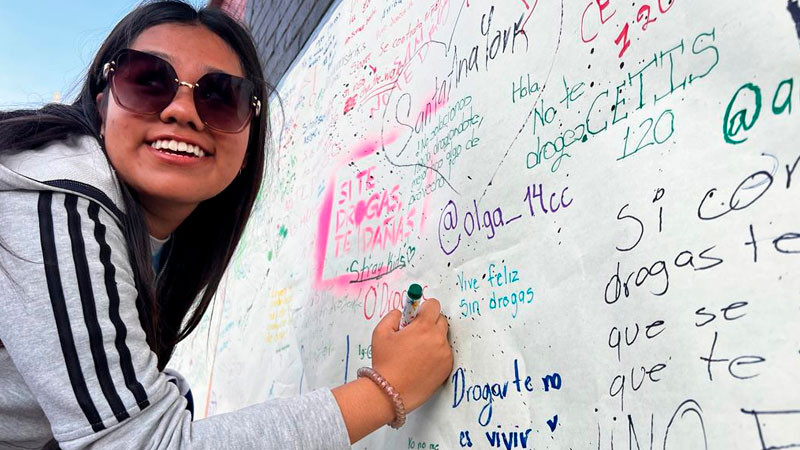 Michoacán se une a la jornada "Si te drogas te dañas"