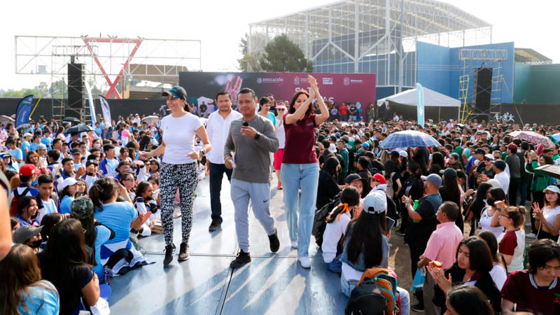 Michoacán se une a la jornada "Si te drogas te dañas"