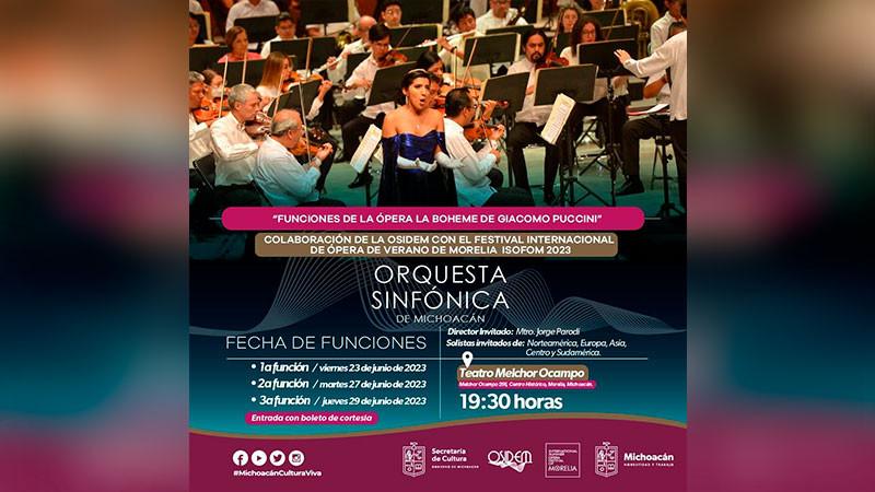 Anuncia Secum 3 conciertos de ópera con artistas internacionales 