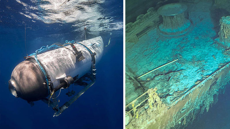 Submarino desaparecido en ruta del Titanic cuenta con oxígeno hasta el próximo jueves según Guardia Costera de EE. UU. 