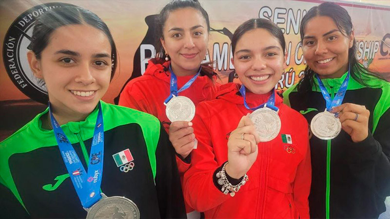 Selección mexicana de esgrima logra medalla de plata en el Campeonato Panamericano 