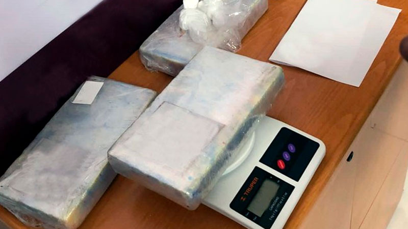 Aduanas de México asegura paquetes con cocaína en Baja California 