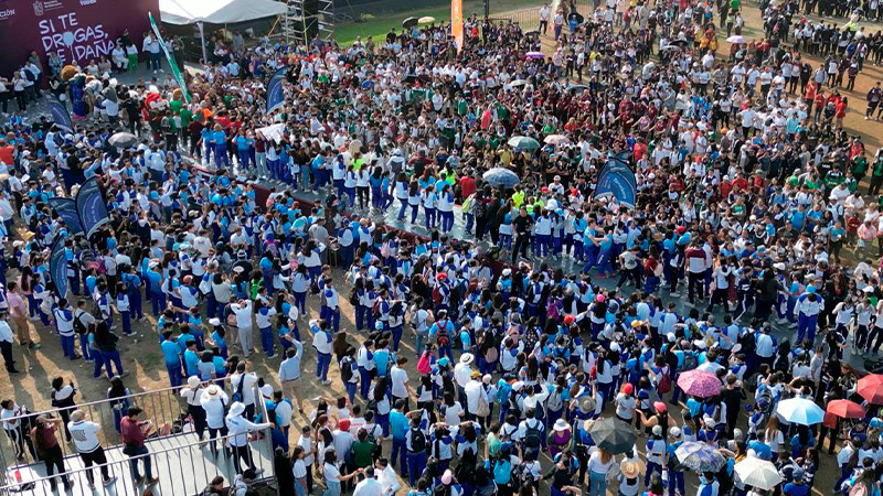 Participaron más de 200 mil jóvenes en jornada contra las adicciones: SEE