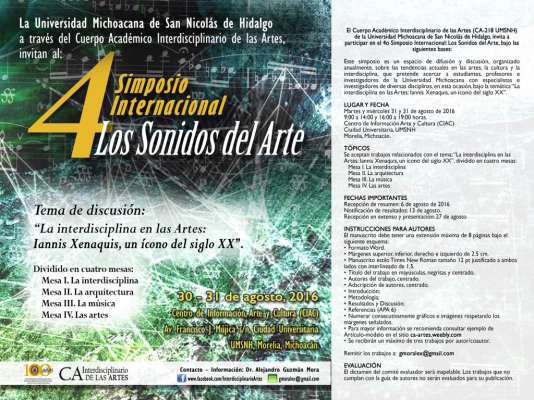 “La Interdisciplina en las artes: lannis Xenaquis, un ícono del siglo XX”  