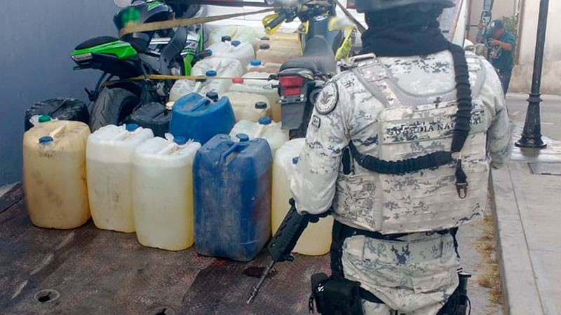 Aseguran armas, droga, autos y combustible, en Hidalgo; hay 9 detenidos 