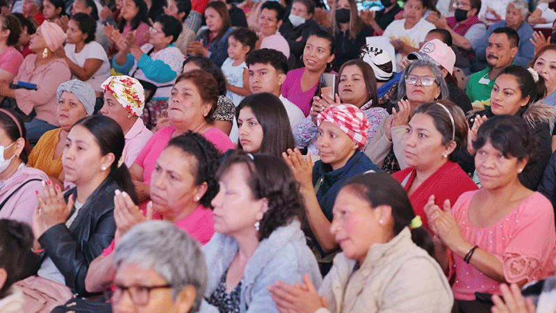 Aumenta 127% inscripción de mujeres con cáncer al programa del Bienestar