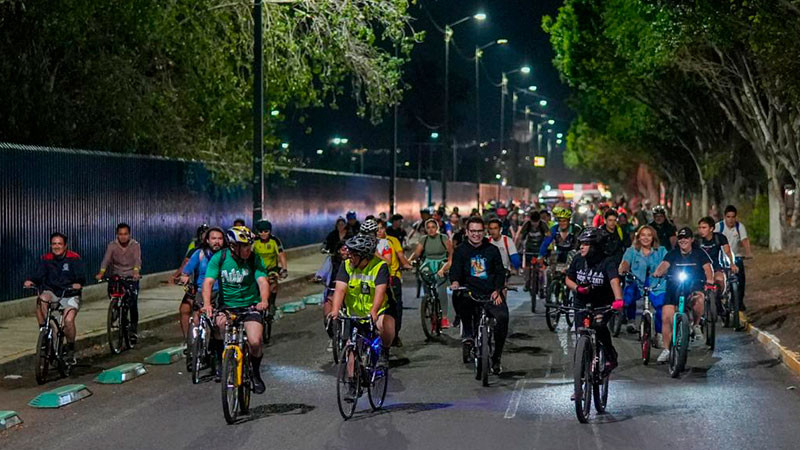 Con éxito se realiza la 2ª Rodada Ciclista Nicolaita