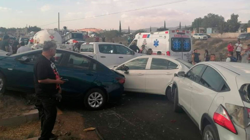  En Hidalgo: Carambola en la carretera Jorobas- Tula deja 12 heridos  