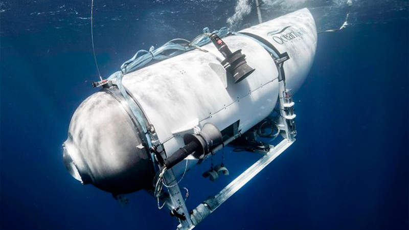 Sumergible "Titán" se queda sin oxígeno, aún continúan las labores de rescate  