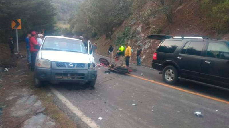 Fatal choque en la carretera San Juan del Río- Xilitla, deja una persona sin vida