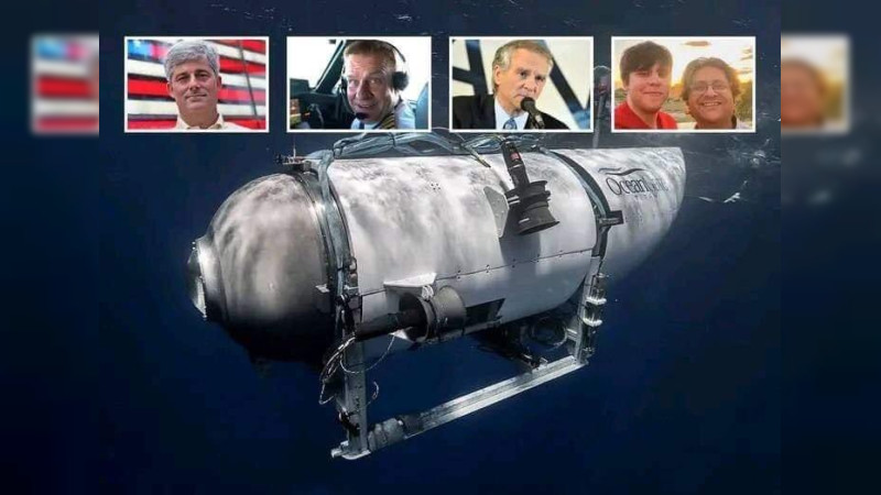 Quiénes eran los cinco tripulantes del submarino “Titán”, hundido en expedición al Titanic 