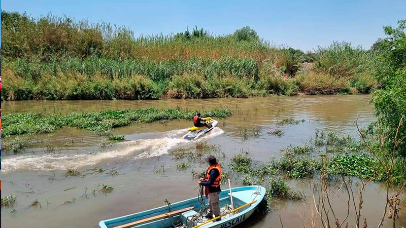 Después de una semana de búsqueda rescatan cuerpo de hombre en el Río Laja en Comonfort, Guanajuato 