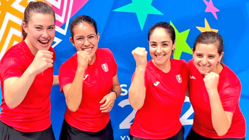 Equipo Femenil de Tenis de Mesa gana bronce en Juegos Centroamericanos y del Caribe 