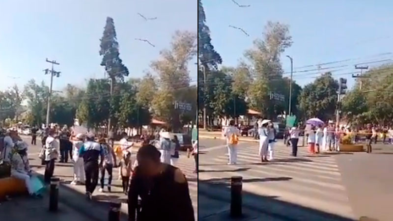 Personal de Salud colapsan la CDMX con bloqueos; exigen mejores condiciones laborales 