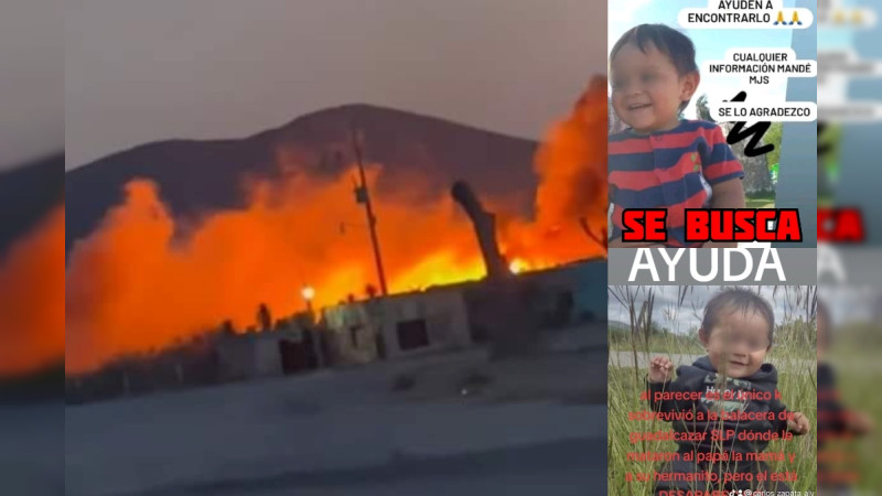 Buscan a bebé de un año desaparecido tras balacera en Guadalcázar, SLP: Mataron a toda su familia 