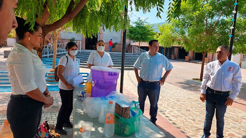 Mantiene Salud Michoacán acciones preventivas en Huetamo y San Lucas