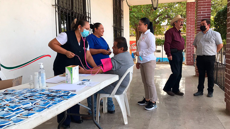 Mantiene Salud Michoacán acciones preventivas en Huetamo y San Lucas