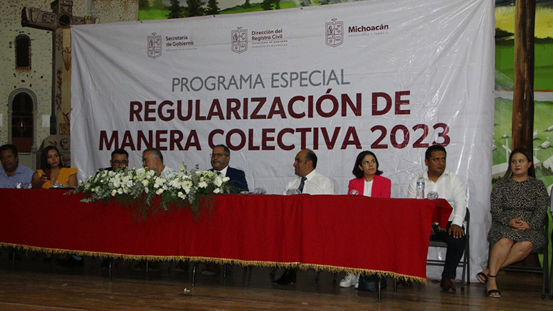 En el Municipio de Hidalgo, se llevó a cabo el Programa Especial Regularización de Manera Colectiva 2023 